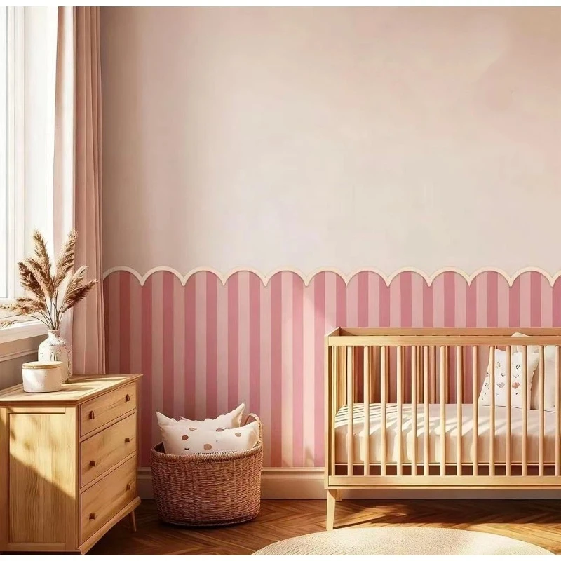Baby Nursery Stickers - 12/24pcs Unfinished Decorative Wood Trim DIY