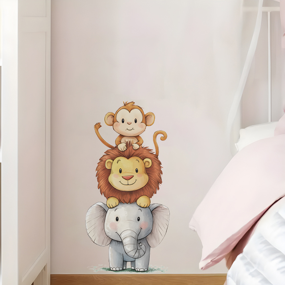 Cute Forest Animals Wall Stick - Baby Nursery Stickers recension och pris