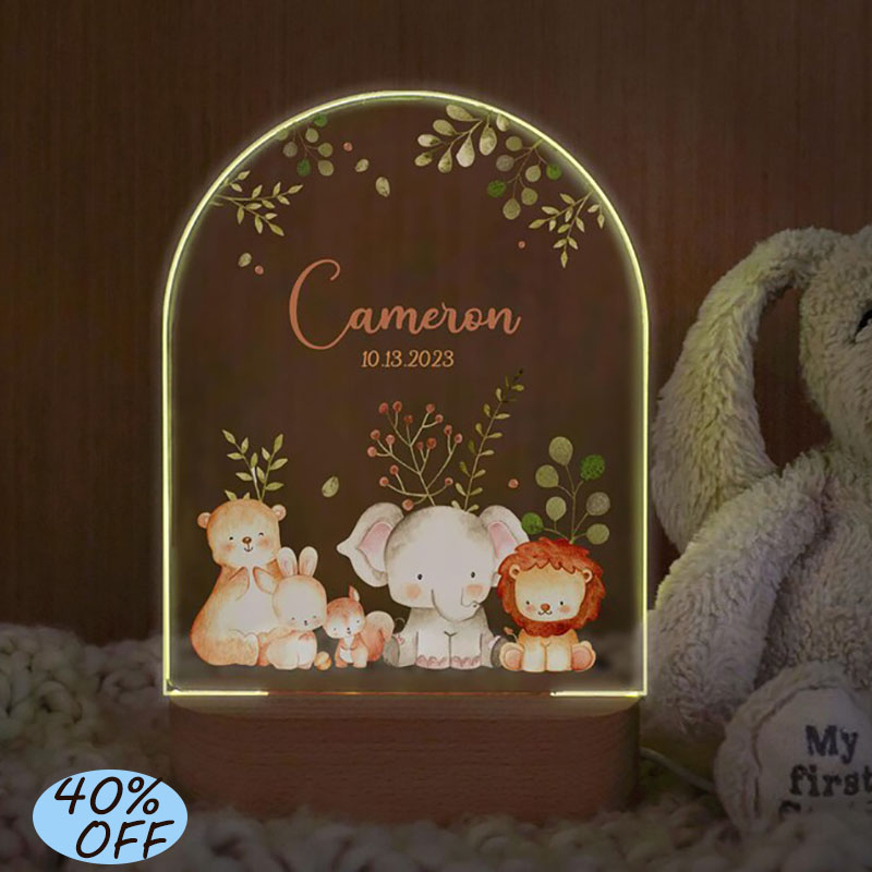 Custom Name Baby Night Light P - Baby Nursery Egg Light recension och pris