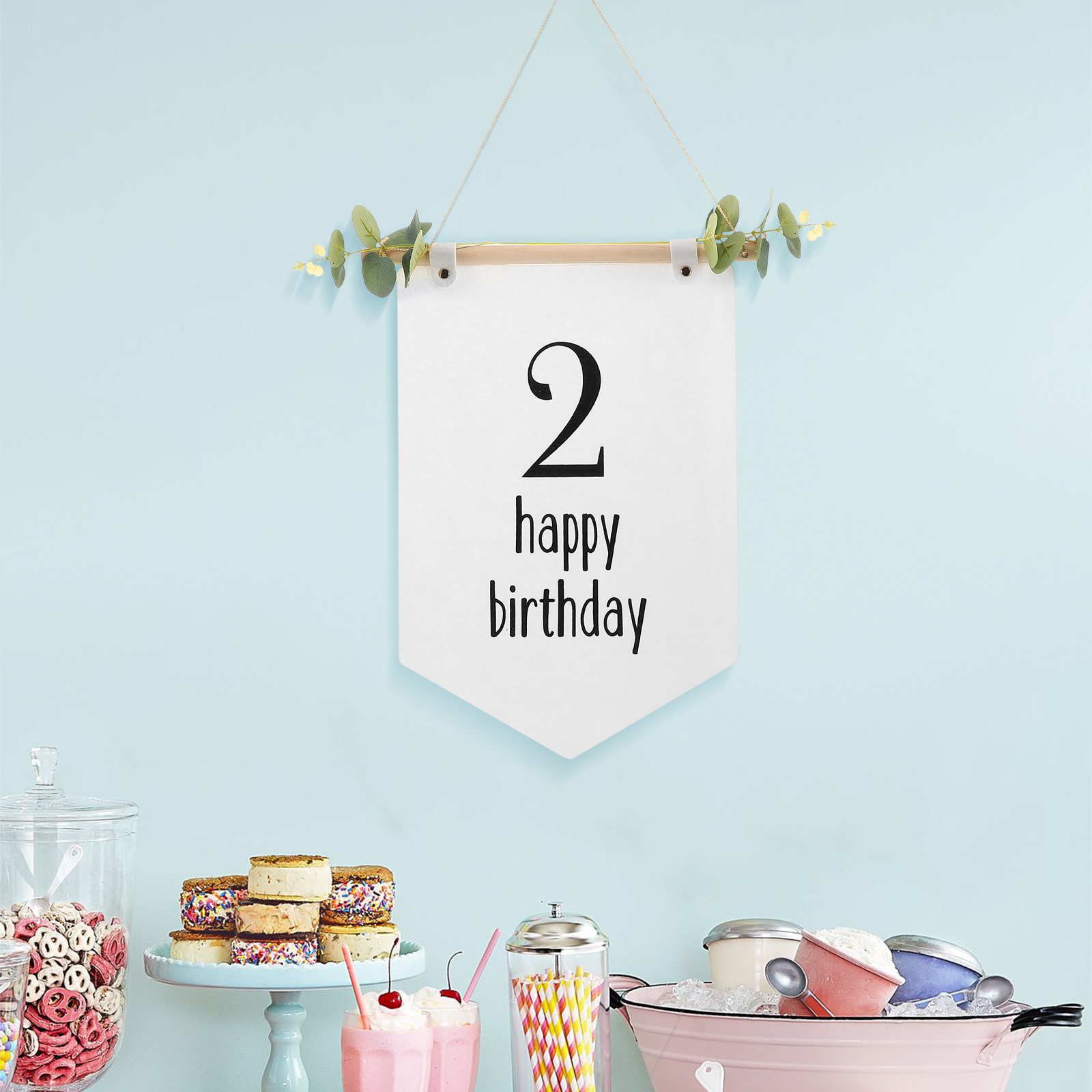 Felt Birthday Banner Baby Show - Baby Nursery Themes Boy recension och pris