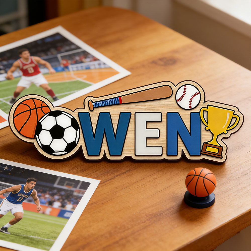 Sports Ball Trophy Themed Cust - Baby Nursery Themes Boy recension och pris