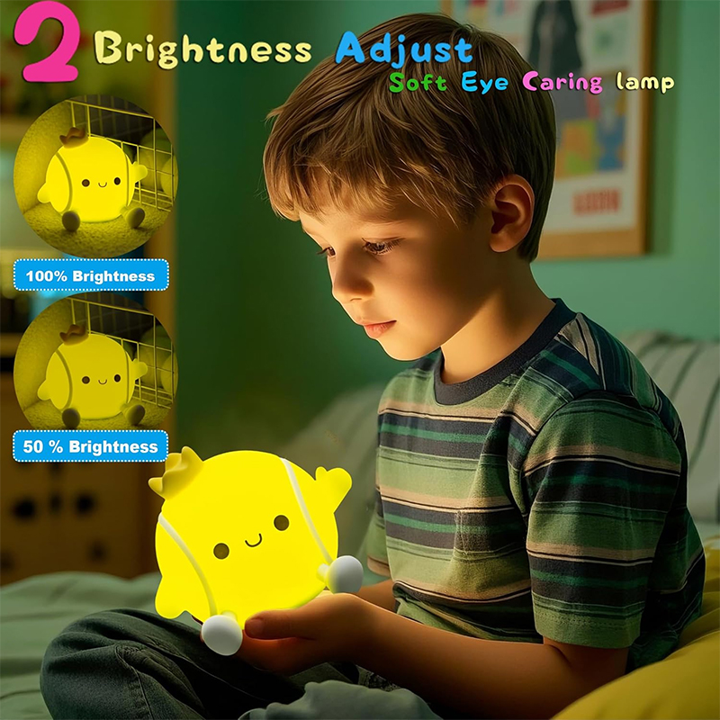Cute Tennis Night Light Silico - Baby Nursery Egg Light recension och pris