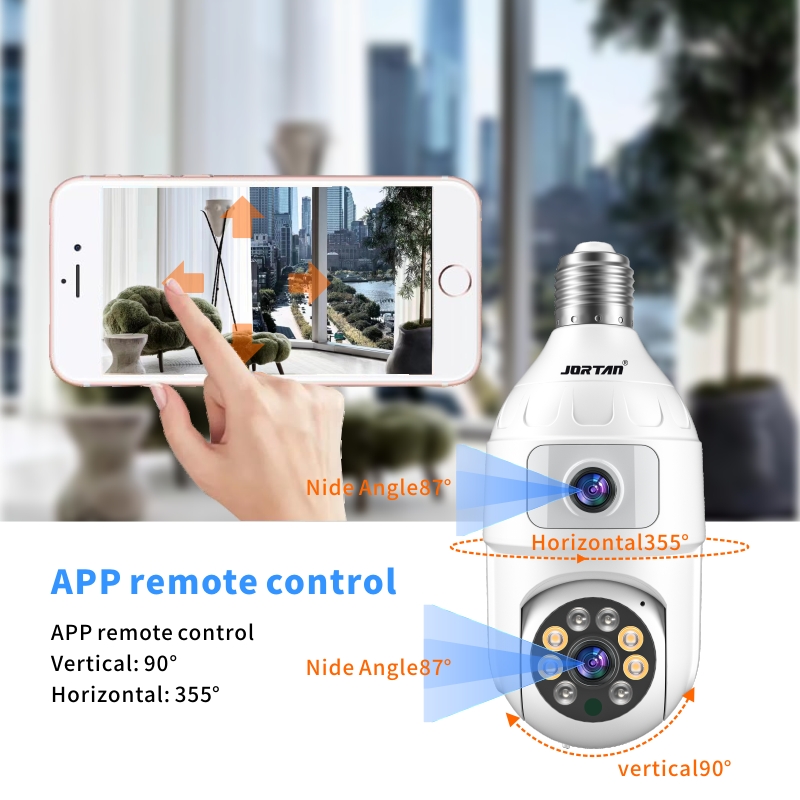 4MP Bulb E27 Dual Lens 360 Ind - Baby Nursery Egg Light recension och pris