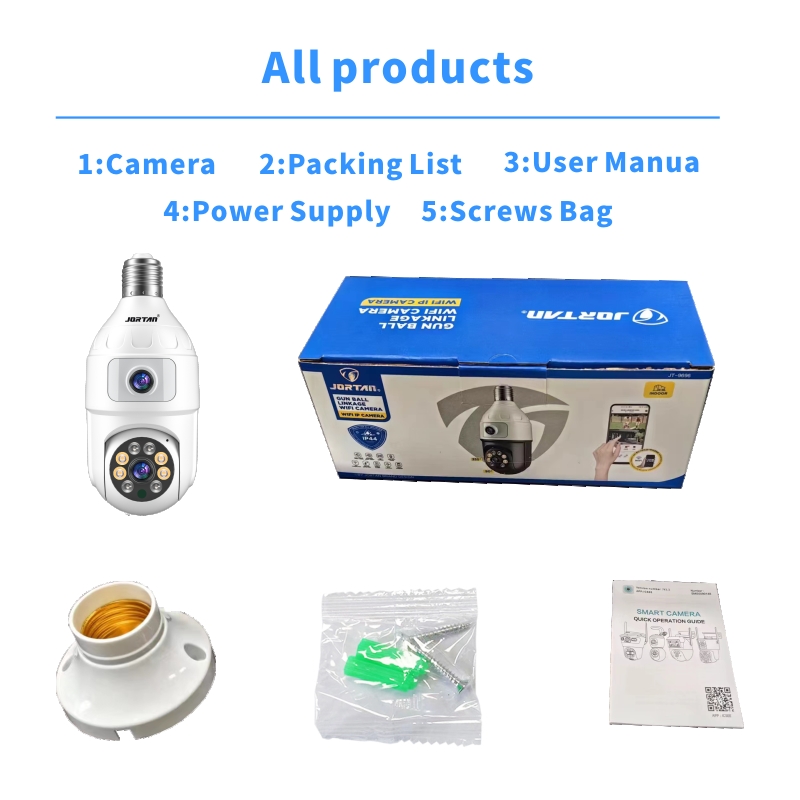 4MP Bulb E27 Dual Lens 360 Ind - Baby Nursery Egg Light recension och pris