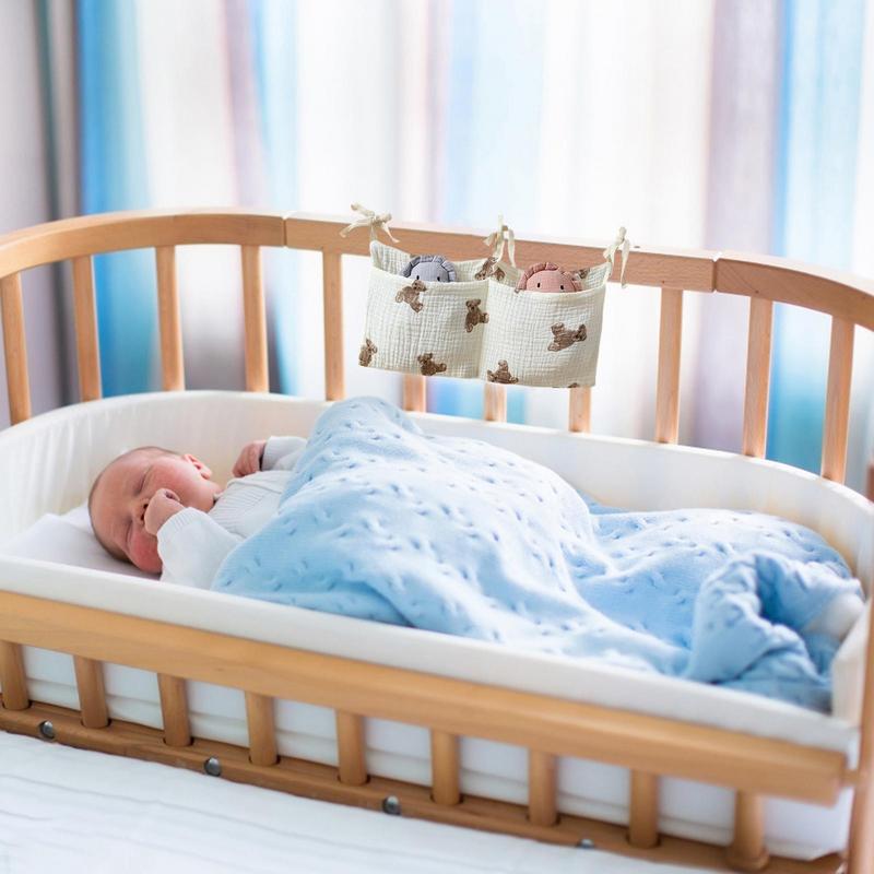Baby Crib Organizer Cot Caddy  - Baby Nursery Toy recension och pris