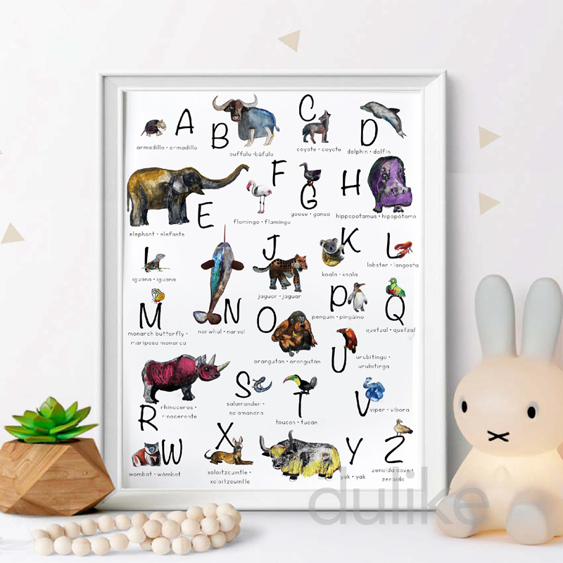 Spanish Kids Bedroom Art Decor - Baby Nursery In Spanish recension och pris