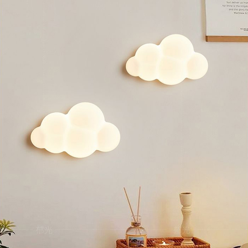 White Cloud Wall Lamps for Chi - Baby Nursery Egg Light recension och pris