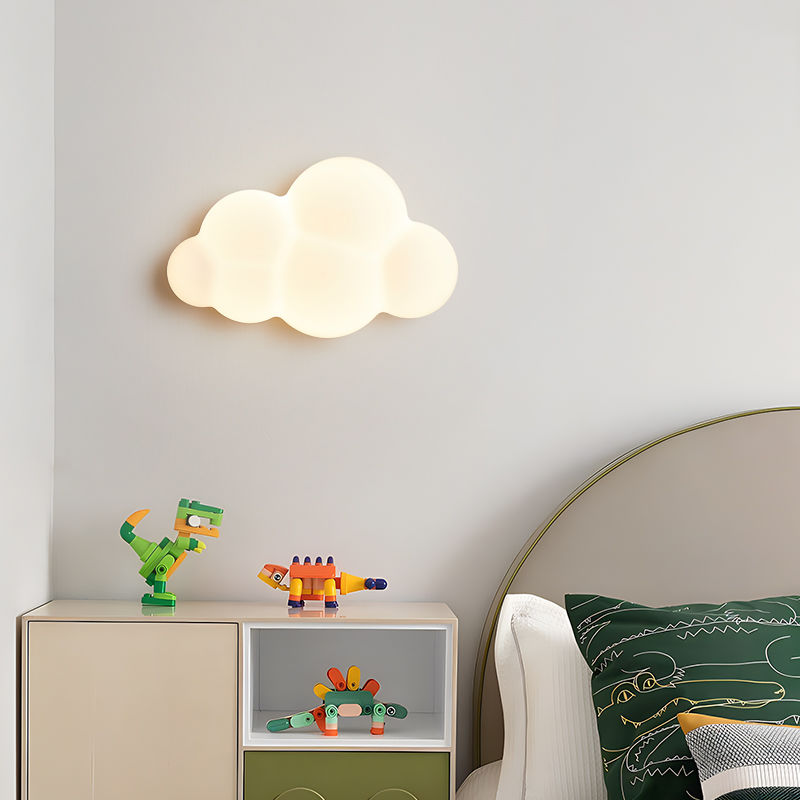White Cloud Wall Lamps for Chi - Baby Nursery Egg Light recension och pris
