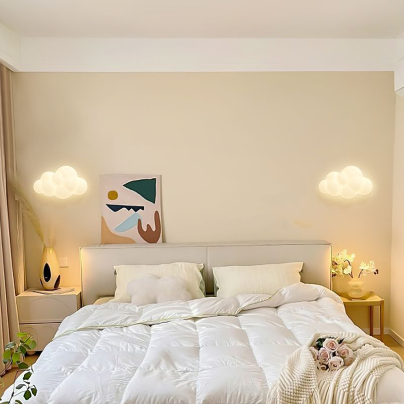 White Cloud Wall Lamps for Chi - Baby Nursery Egg Light recension och pris