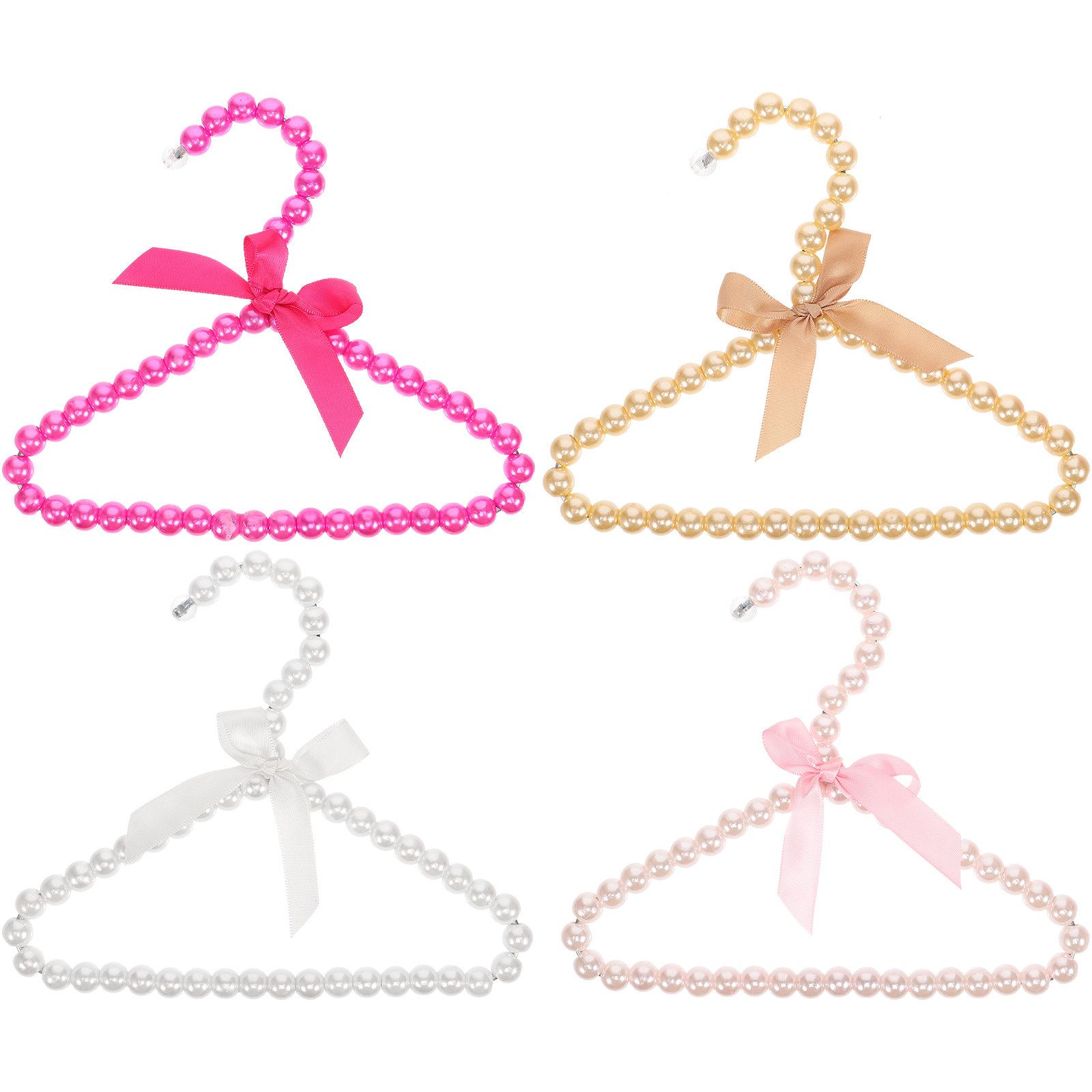 4Pcs Pearl Pet Clothes Hanger  - Baby Nursery Toy recension och pris