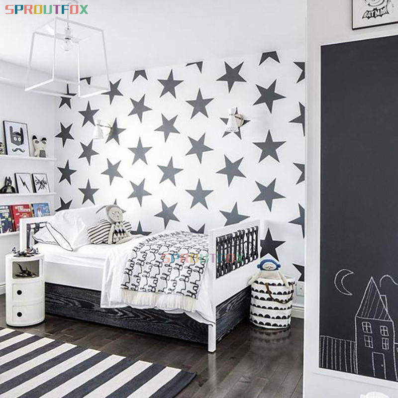 DIY Big Stars Vinyl Sticker Be - Baby Nursery Mural Wallpaper recension och pris