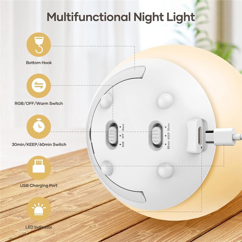 ABUG-Eye-Caring Baby Night Lig - Baby Nursery Egg Light recension och pris