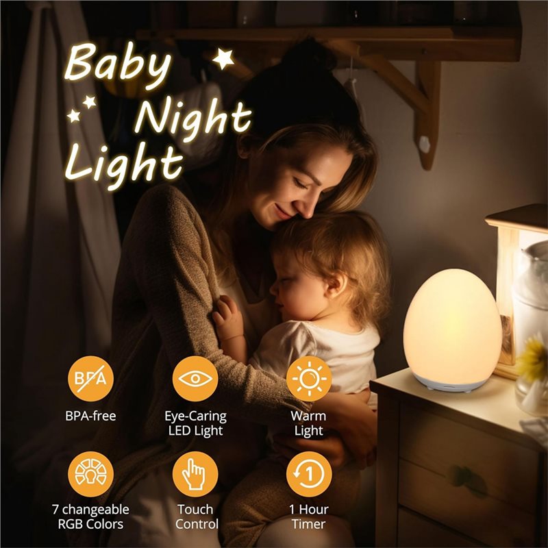 ABUG-Eye-Caring Baby Night Lig - Baby Nursery Egg Light recension och pris