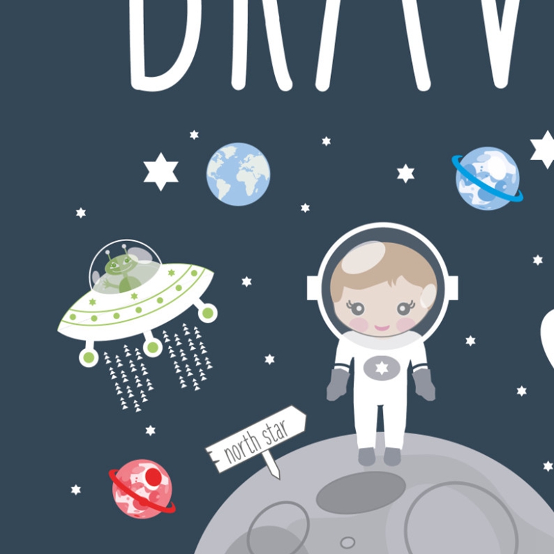 Space Themed Nursery Wall Art  - Baby Nursery Themes Boy recension och pris