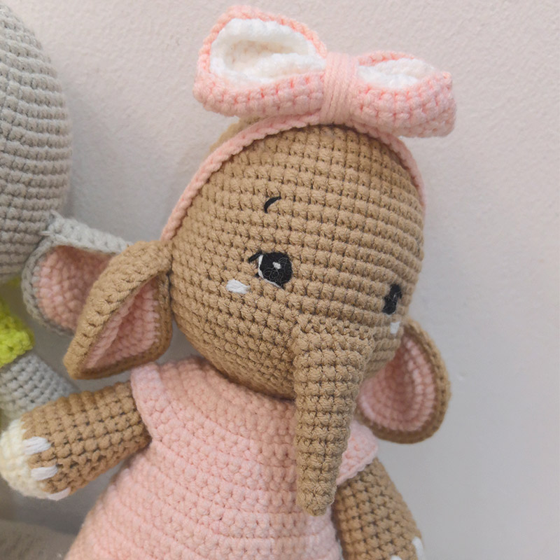 Handmade Crochet Elephant Coup - Baby Nursery Diy recension och pris