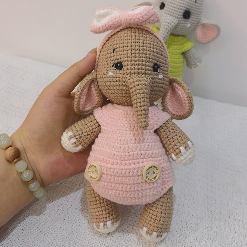 Handmade Crochet Elephant Coup - Baby Nursery Diy recension och pris