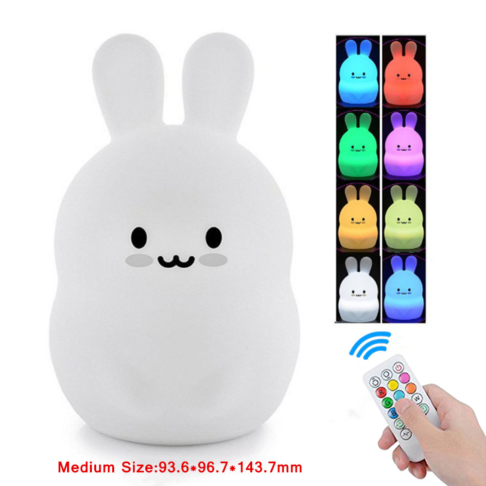 Touch Sensor Rabbit Night Ligh - Baby Nursery Egg Light recension och pris