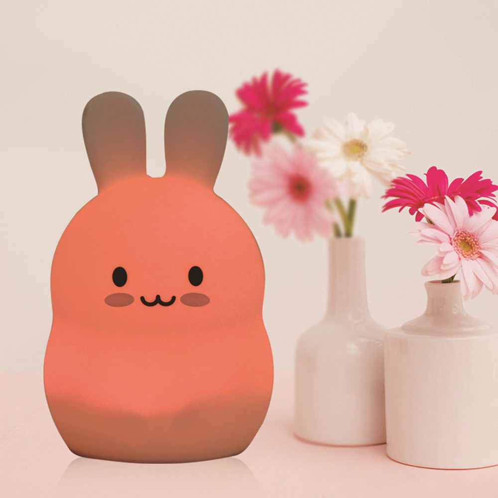 Touch Sensor Rabbit Night Ligh - Baby Nursery Egg Light recension och pris