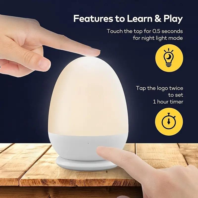 Touch Night Light for Baby Nur - Baby Nursery Egg Light recension och pris