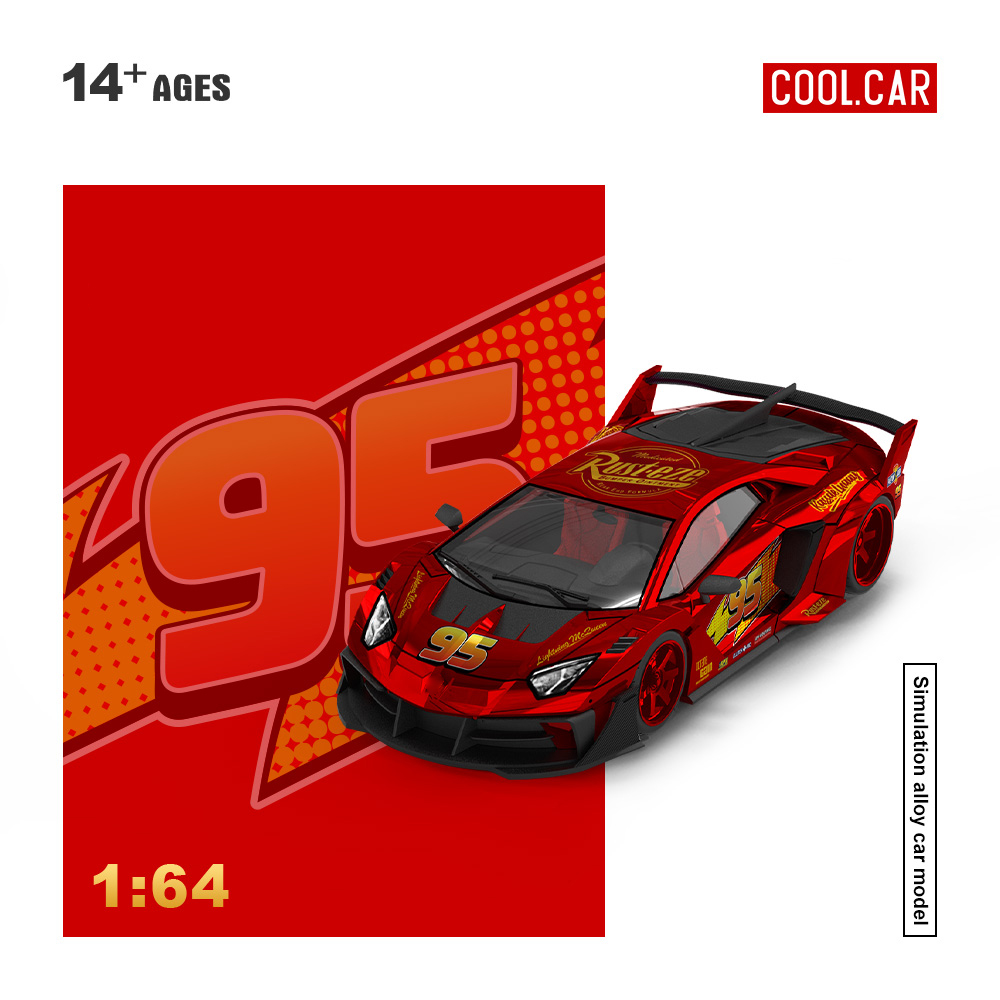 Cool Car 1:64 GT EVO Lightning - Baby Nursery Gifts recension och pris