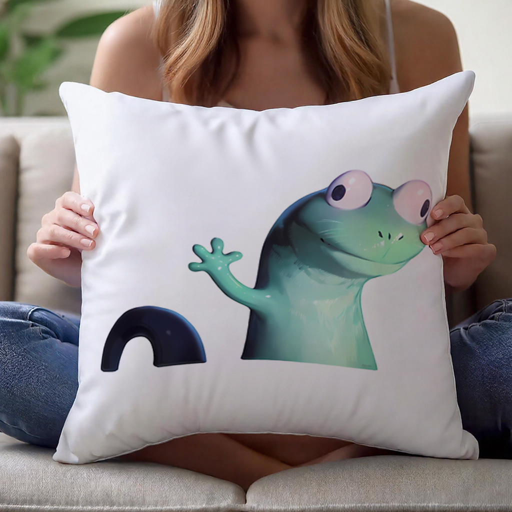 Cute Cartoon Frog Pillowcase C - Baby Nursery Themes Boy recension och pris