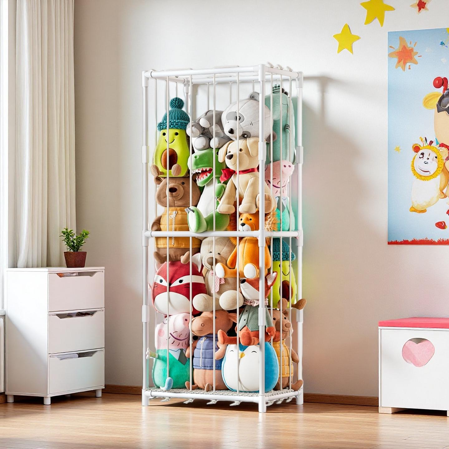 Vertical Stuffed Animal Storag - Baby Nursery Toy recension och pris