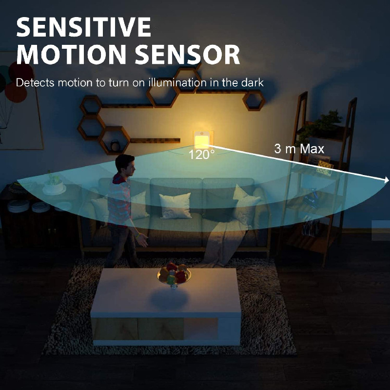 Motion Sensor LED Night Lights - Baby Nursery Egg Light recension och pris