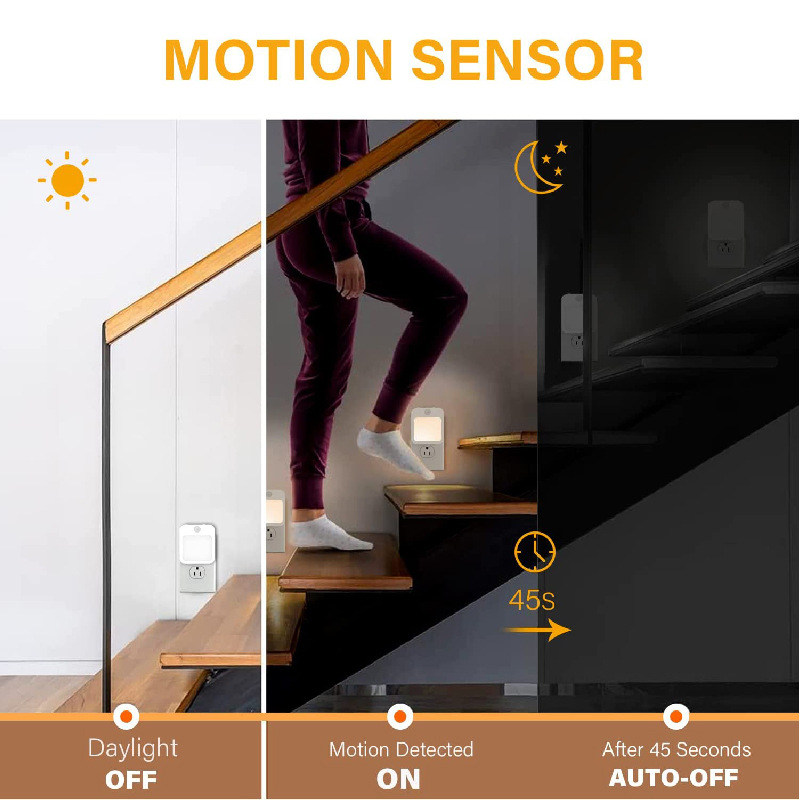 Motion Sensor LED Night Lights - Baby Nursery Egg Light recension och pris