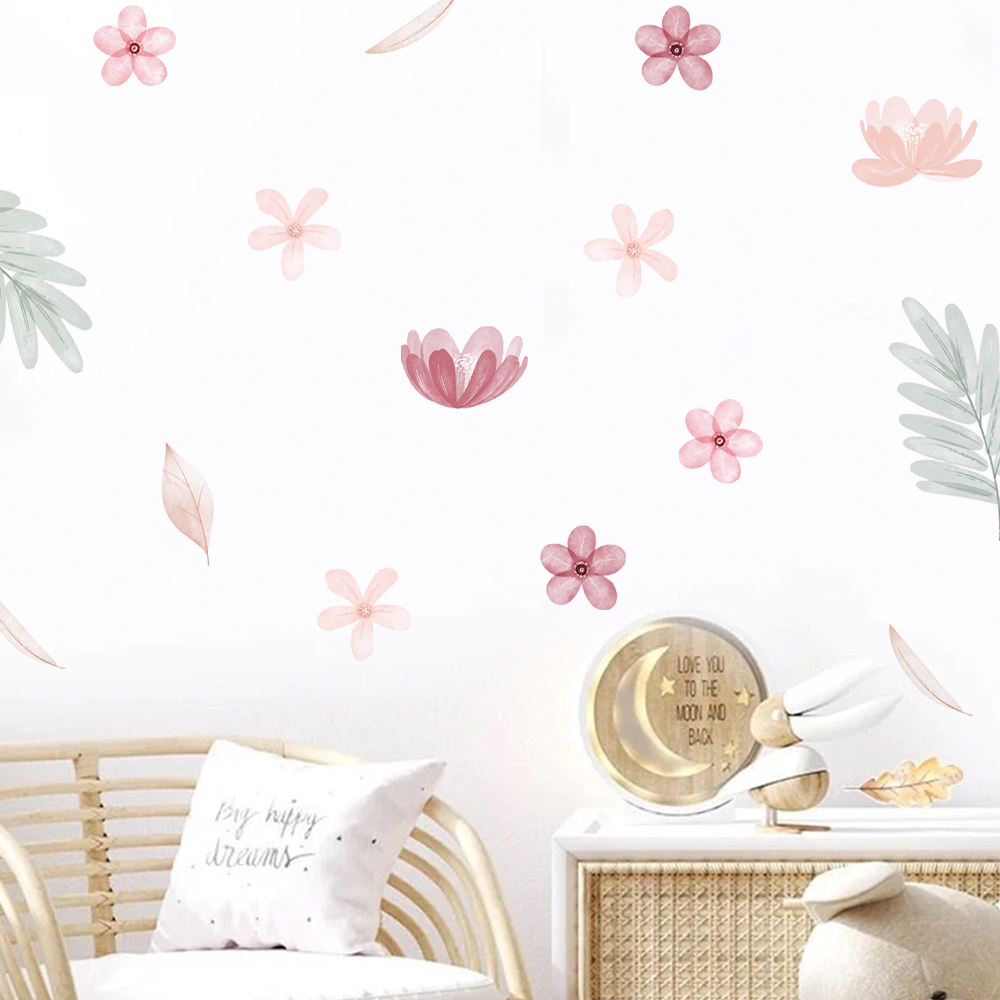 Boho Leaves Botanical DIY Wall - Baby Nursery Diy recension och pris