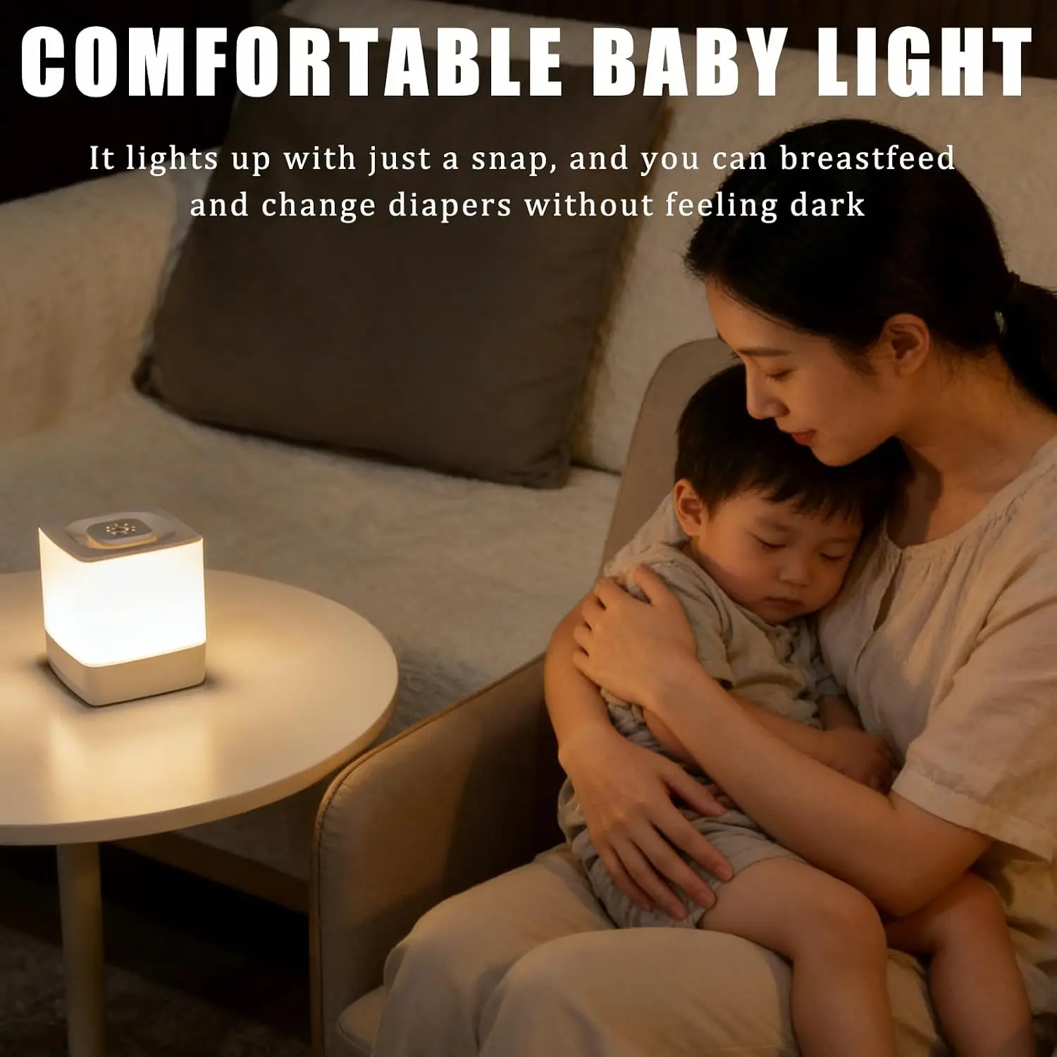 LED Night Light Bedside Lamp,T - Baby Nursery Egg Light recension och pris