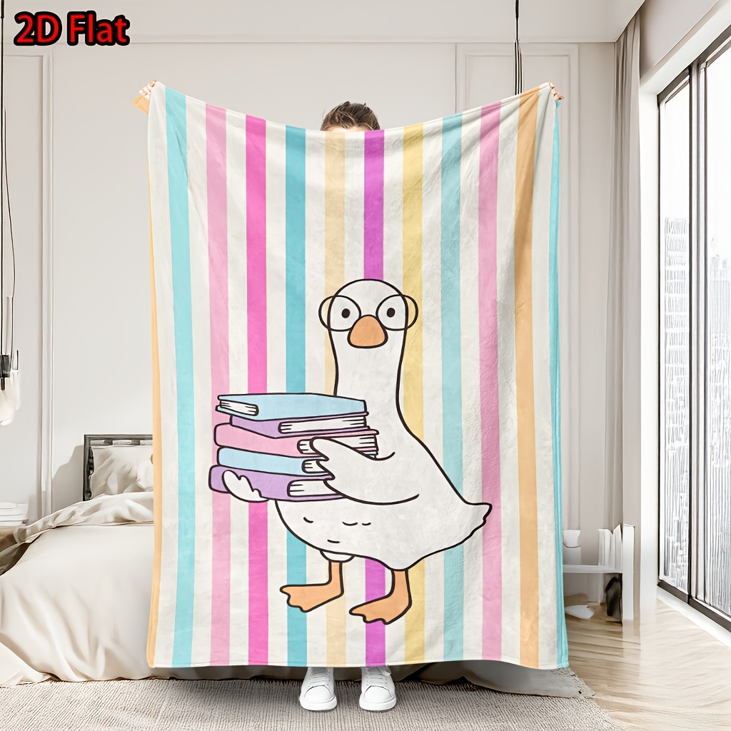 Cute Rainbow Stripe Throw Blan - Baby Nursery Themes Boy recension och pris