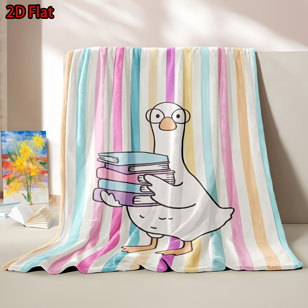 Cute Rainbow Stripe Throw Blan - Baby Nursery Themes Boy recension och pris