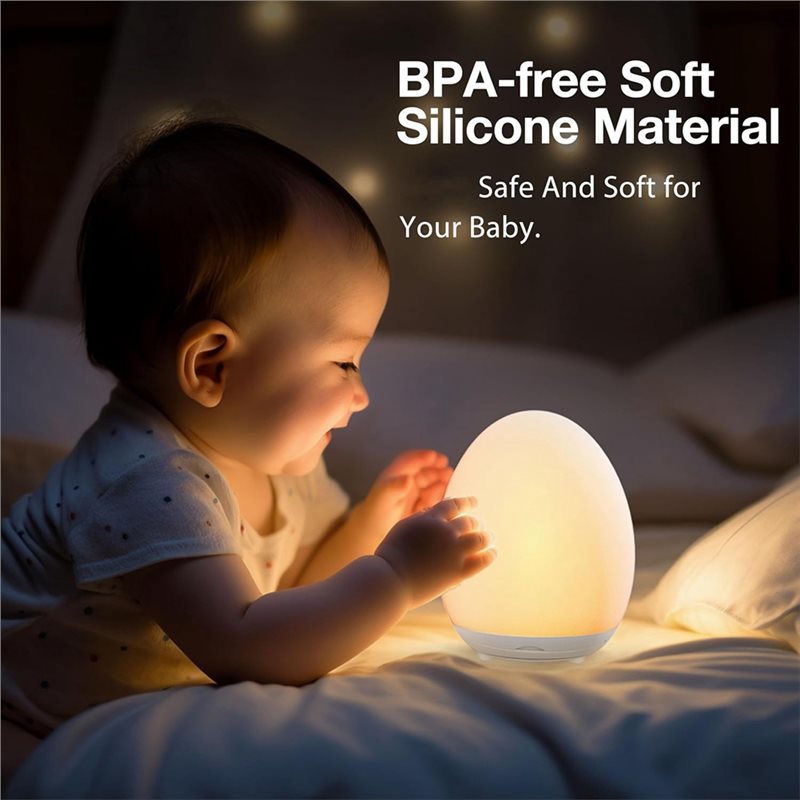 ABYN-Eye-Caring Led Baby Night - Baby Nursery Egg Light recension och pris