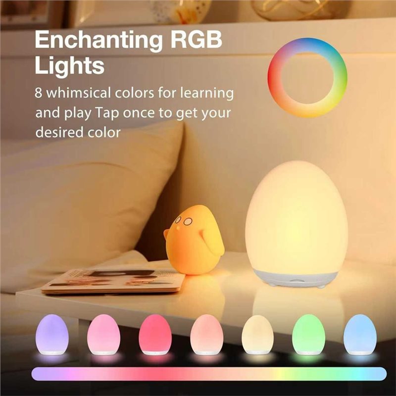 ABYN-Eye-Caring Led Baby Night - Baby Nursery Egg Light recension och pris