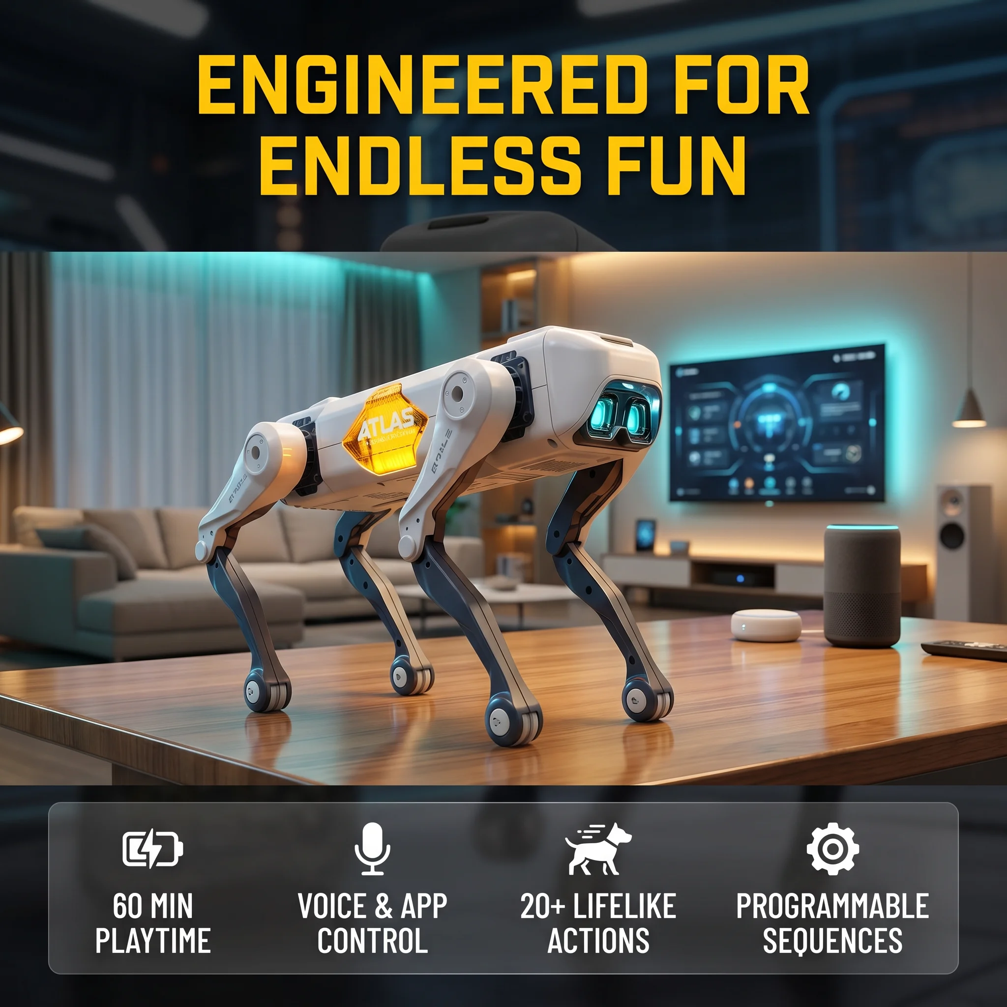 AI Smart Robot Dog, Voice & AP - Baby Nursery Gifts recension och pris