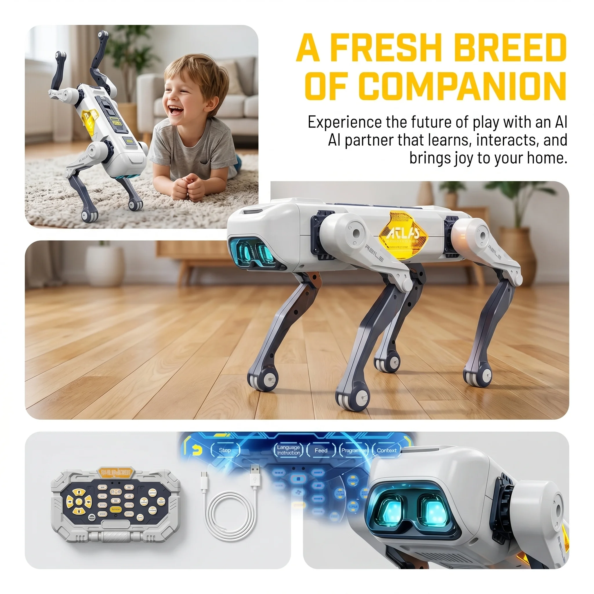 AI Smart Robot Dog, Voice & AP - Baby Nursery Gifts recension och pris