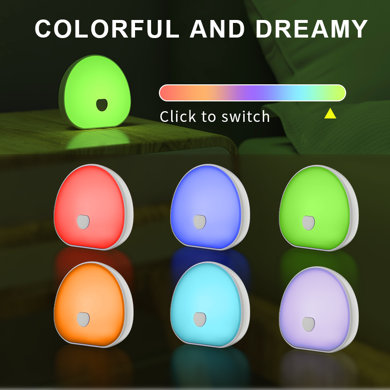 QACA Warm White Soft LED Night - Baby Nursery Egg Light recension och pris