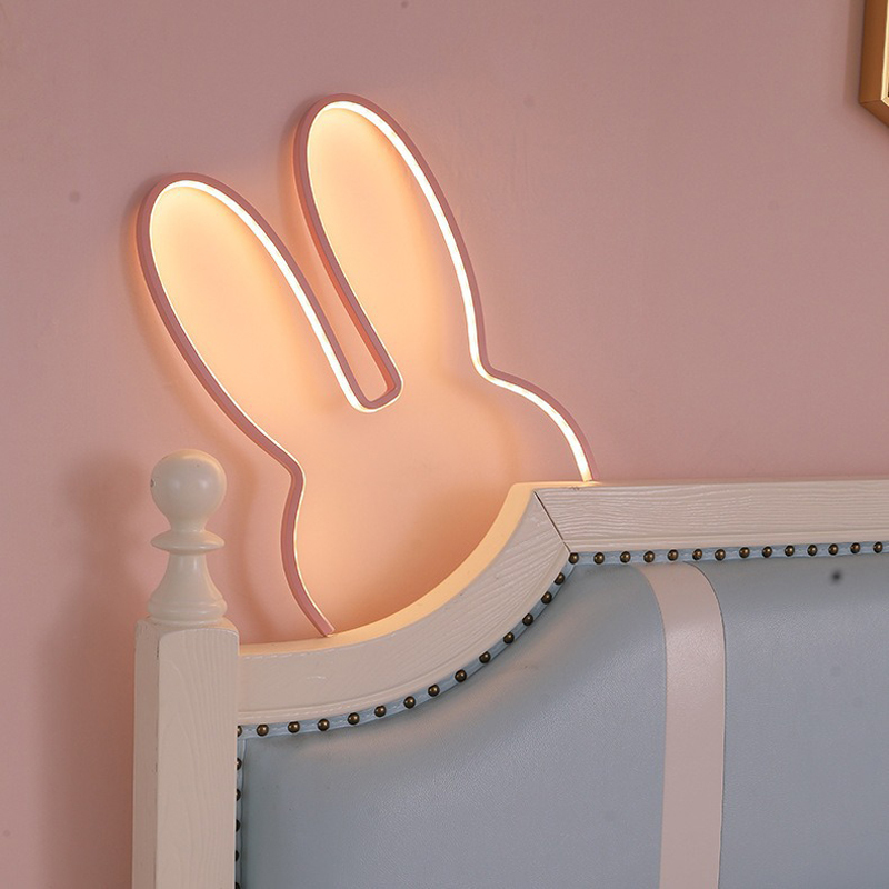Cute Led Rabbit Wall Lights US - Baby Nursery Egg Light recension och pris
