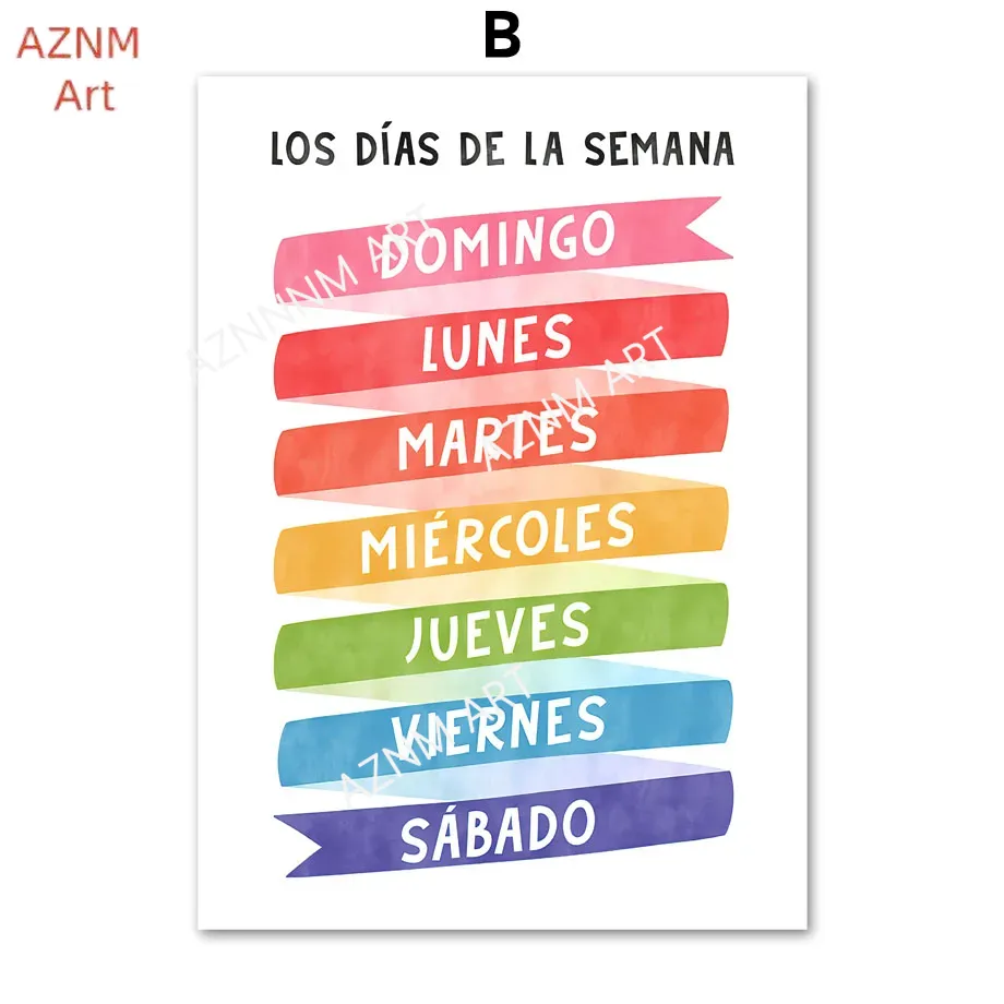 1PC Educational Spanish Alphab - Baby Nursery In Spanish recension och pris
