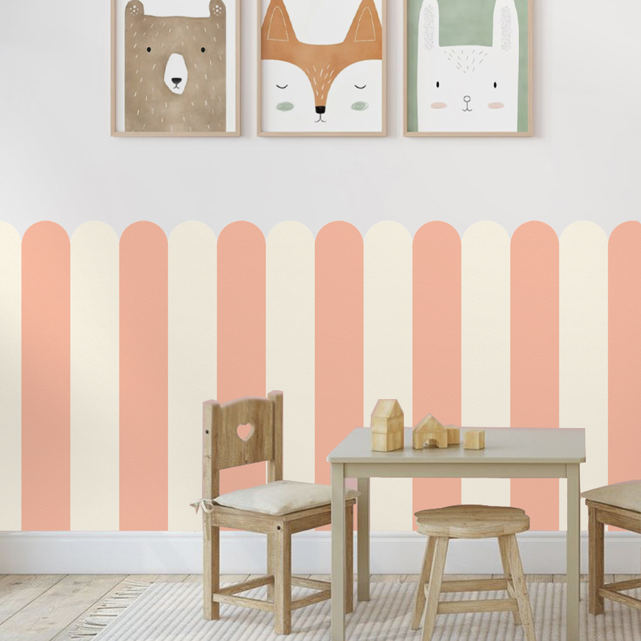 Multicolor Vertical Striped Ar - Baby Nursery Stickers recension och pris
