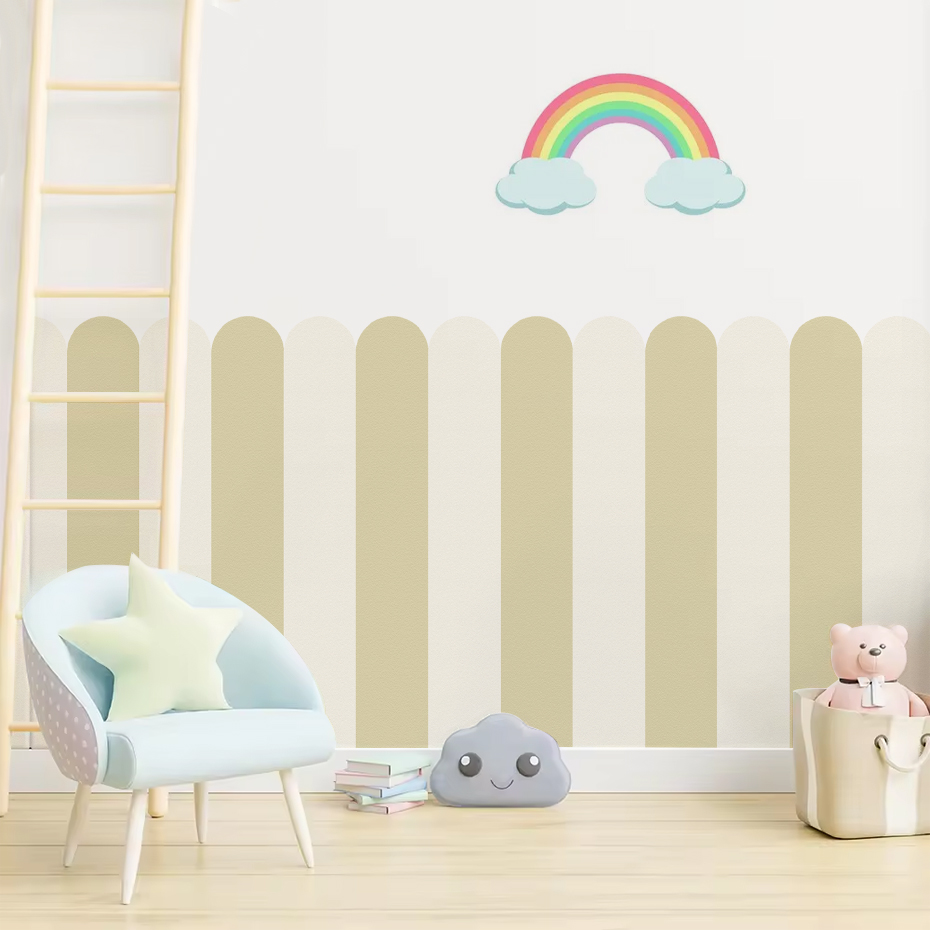 Multicolor Vertical Striped Ar - Baby Nursery Stickers recension och pris