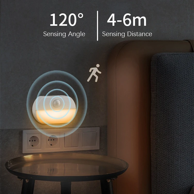 LED Human Body Sensing Night L - Baby Nursery Egg Light recension och pris