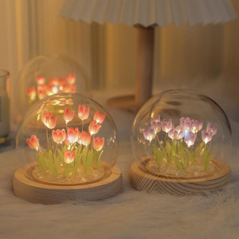 Artificial Tulip Flower Night  - Baby Nursery Egg Light recension och pris