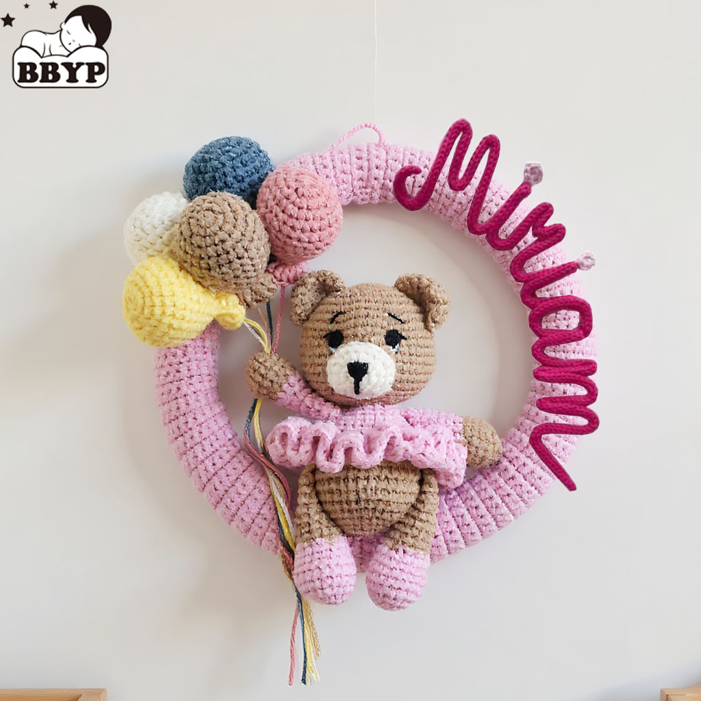 Personalized Crochet Name Wrea - Baby Nursery Toy recension och pris
