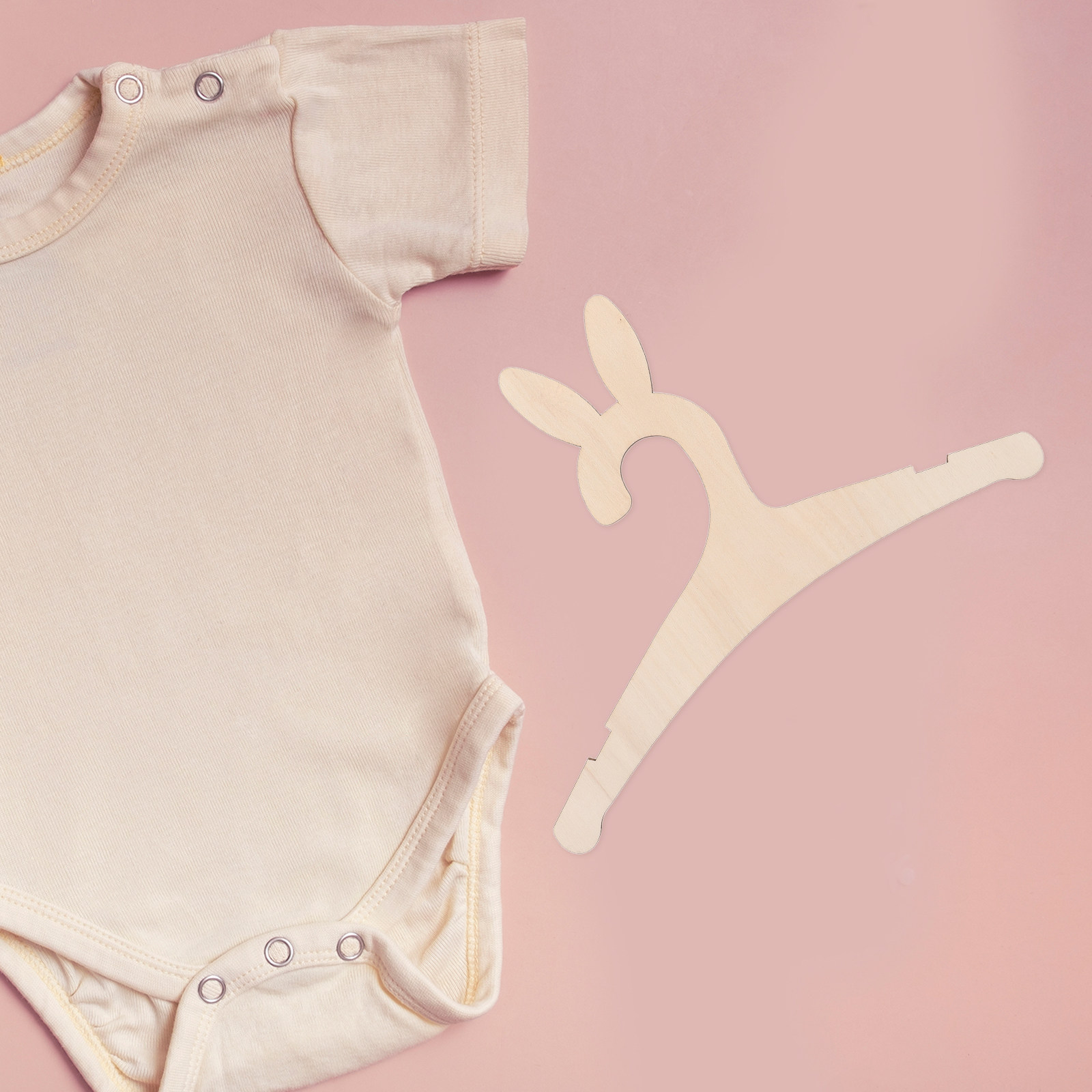 5Pcs DIY Wooden Baby Clothes H - Baby Nursery Diy recension och pris