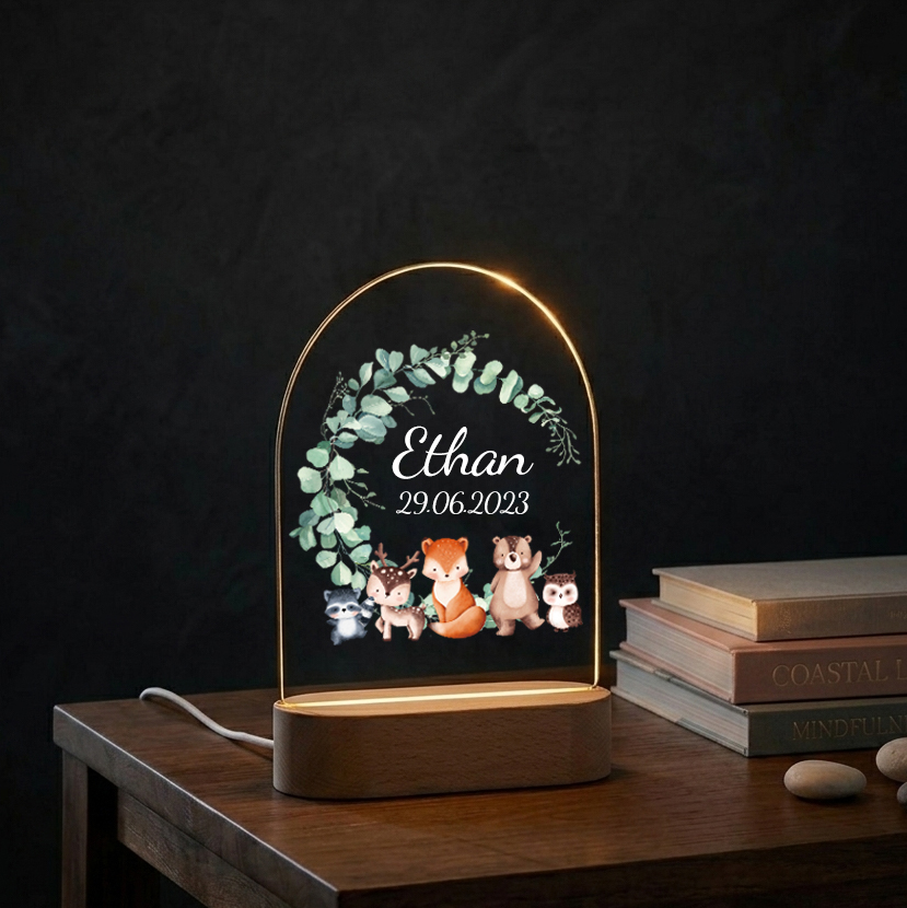 Personalized Baby Night Light  - Baby Nursery Egg Light recension och pris
